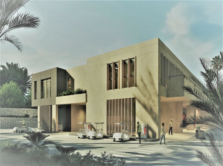 Facility Management & Ancillary Buildings at Shura Island