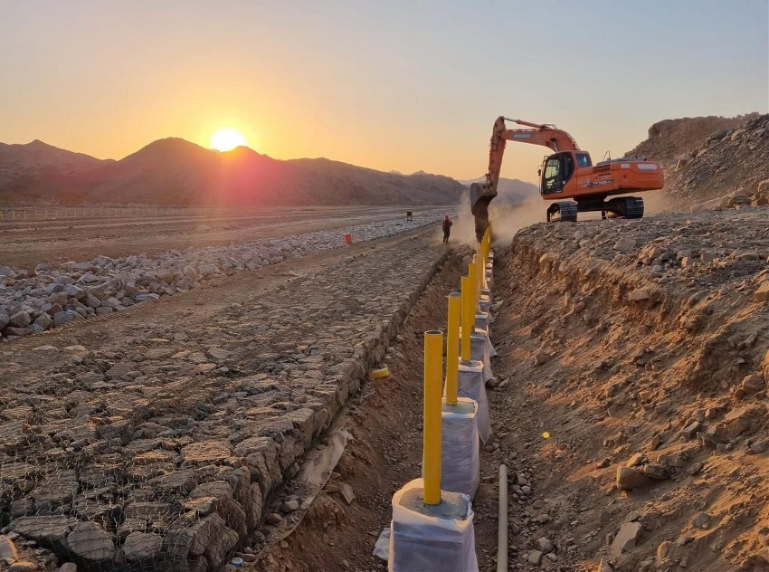 Site Preparation at Yanbu distribution Hub